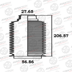 картинка Пыльник  45535-35030  RP20** VZN185W / KZN185   PWR  R/L  AVANTECH от интернет-магазина "АВТОИМПЕРИЯ", 4680261012217