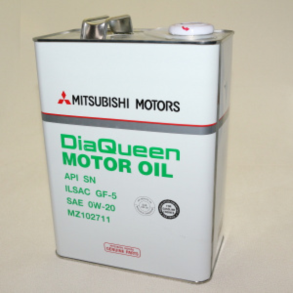 картинка MITSUBISHI DIAQUEEN SM/GF-4  0W-20  4л от интернет-магазина "АВТОИМПЕРИЯ", 4510202000280