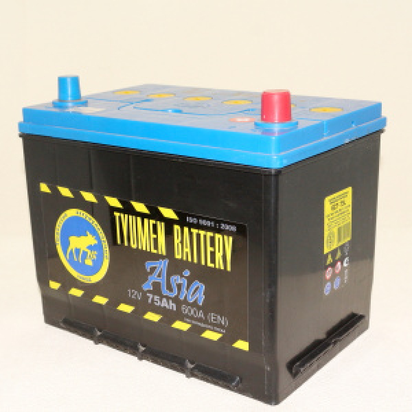 картинка Аккумулятор "Tyumen Battery" ASIA AMF 75 а/ч (L) от интернет-магазина "АВТОИМПЕРИЯ", 2000646513856