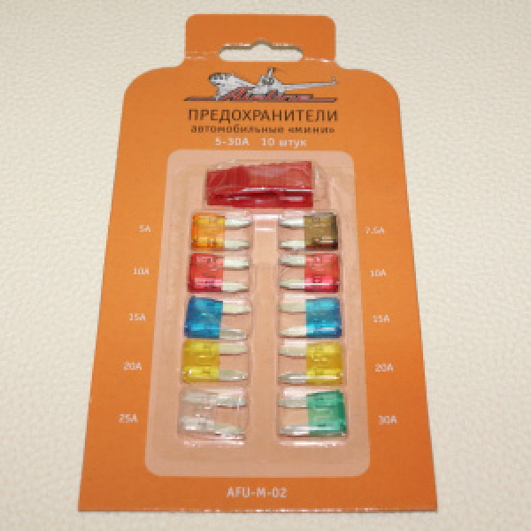 картинка Предохранители флажковые, набор, МИНИ от интернет-магазина "АВТОИМПЕРИЯ", 4607085248578
