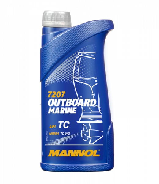 картинка MANNOL 7818/7207 OUTBOARD PREMIUM TC-W3   1л от интернет-магазина "АВТОИМПЕРИЯ", 4036021101750