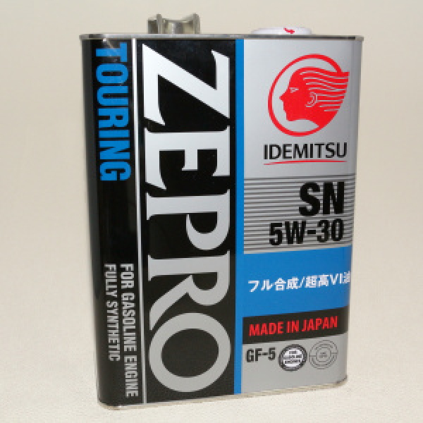картинка IDEMITSU  Zepro Touring  5W-30 SM/GF-4  4л. от интернет-магазина "АВТОИМПЕРИЯ", 4589573620052