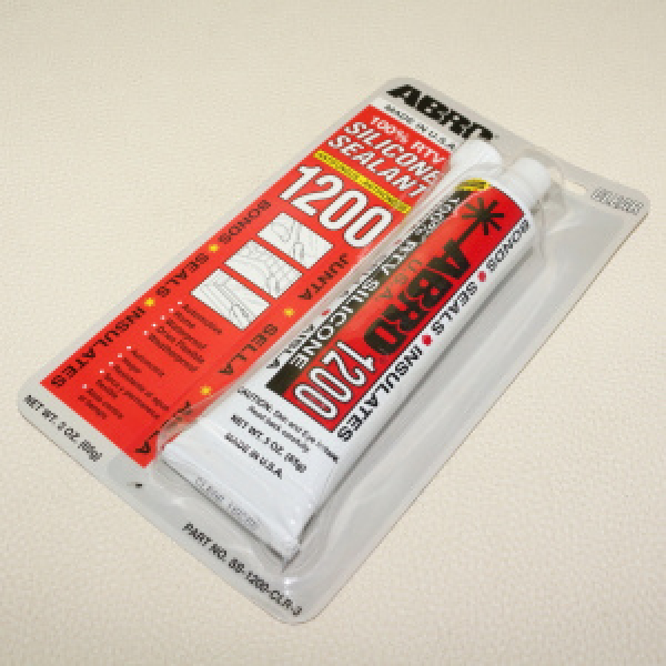 картинка ABRO  Герметик 1200 силиконовый (прозрачный) 85г от интернет-магазина "АВТОИМПЕРИЯ", 