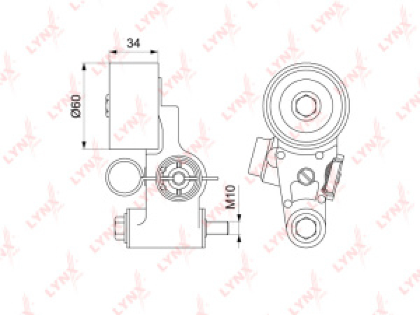 картинка Гидронатяжитель 13033-AA001/13033-AA002  SUBARU   ATU006J-36/ATU006J-45/ATU006J-44/ATU106J-1 LYNX от интернет-магазина "АВТОИМПЕРИЯ", 4905601084922