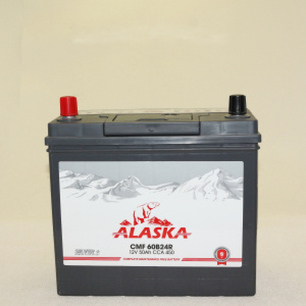 картинка Аккумулятор ALASKA  CMF  50RS    60B24R silver+ от интернет-магазина "АВТОИМПЕРИЯ", 2000076533783